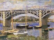 Claude Monet The Bridge at Argenteuil Sweden oil painting reproduction
